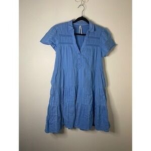 Anthropologie Georgina Tiered Beachy Boho Cotton Dress Size S